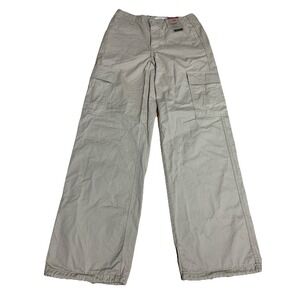 Levis 94 Baggy Cargo Pants Women's Size 26x31 Wide Leg Loose Y2K Khaki Parachute